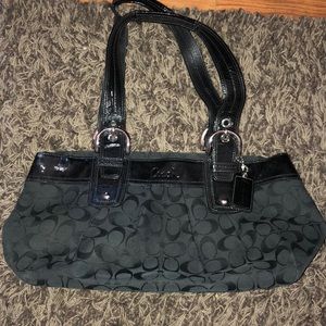 Coach Women's: Coach Black Soho Pleated